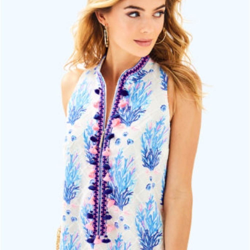 Lilly Pulitzer Jane Shift Dress Seaspray